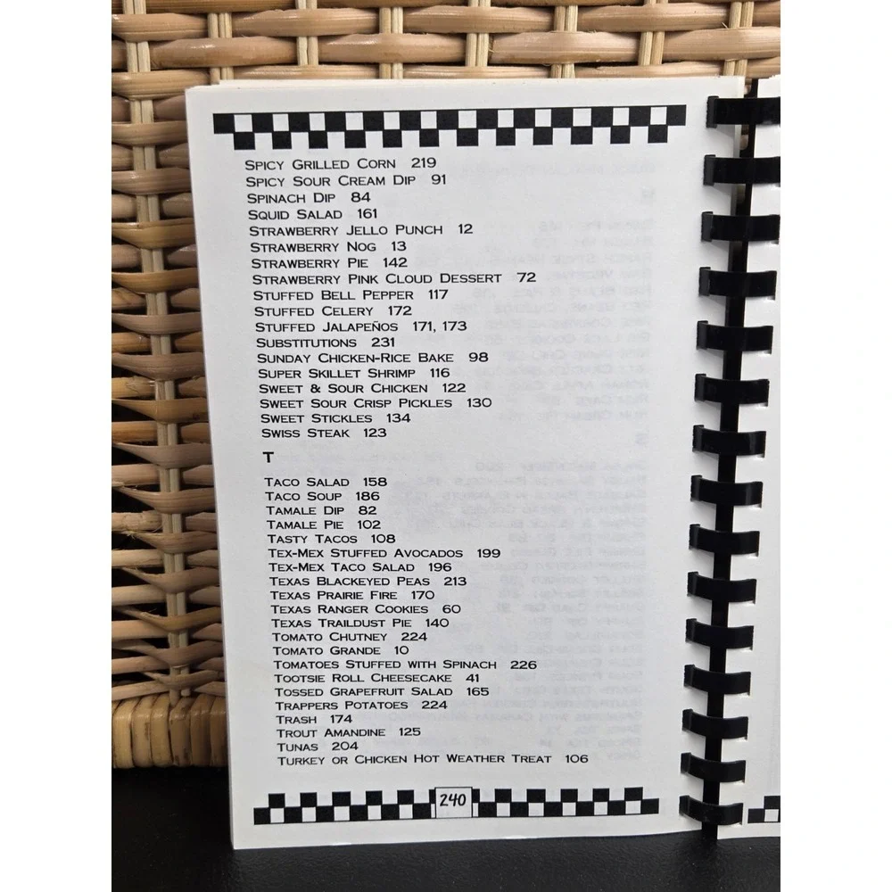 South Texas Traveler Magazine Cookbook Alice, Texas 1996 Spiral Local